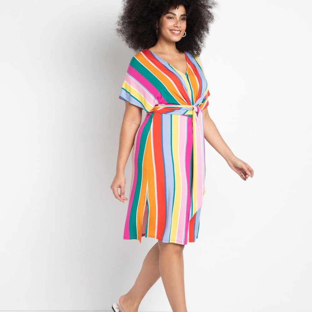 Eloquii Wrap Around Dress